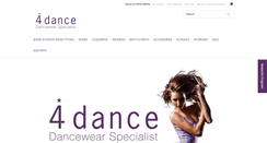 Desktop Screenshot of 4dance.co.uk
